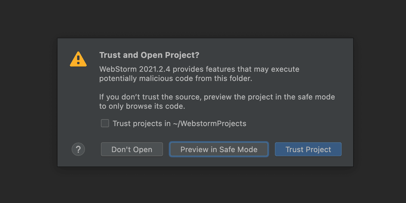 trusted-project-warning-webstorm-2021-2-4