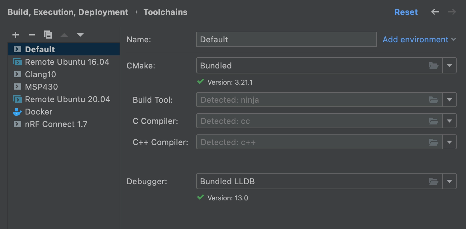 Build Tool in Toolchain