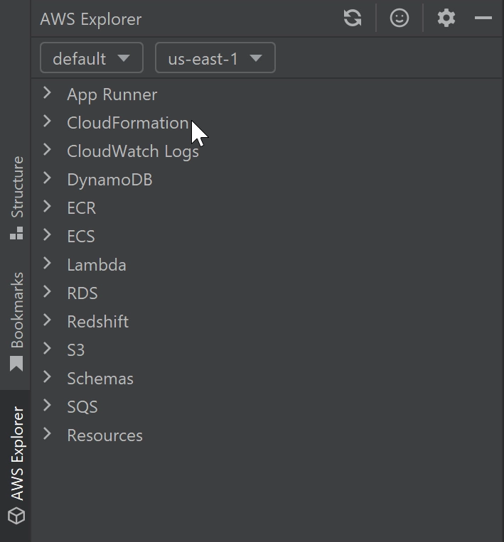 AWS Explorer Successful Connection