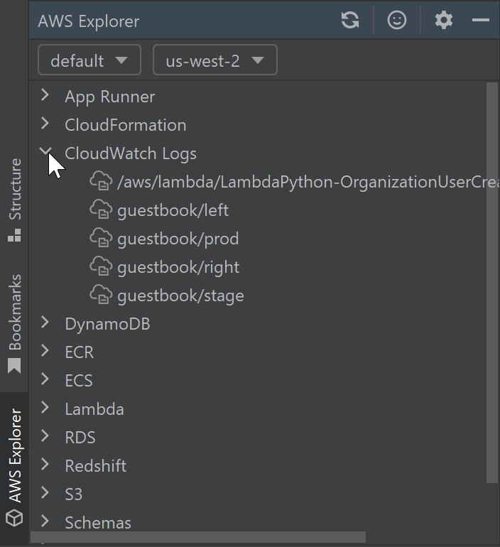 View CloudWatch Logs