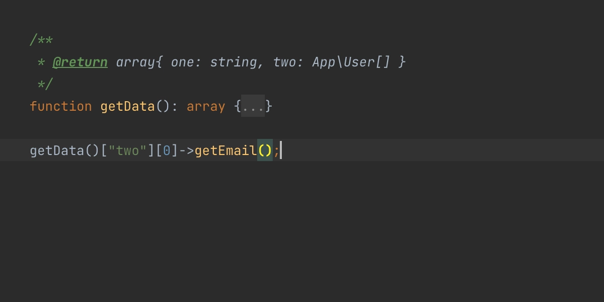 PhpStorm 2022.1 EAP #3: Enhanced Array Shapes The PhpStorm Blog