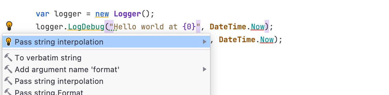 Convert string.Format to String Interpolation