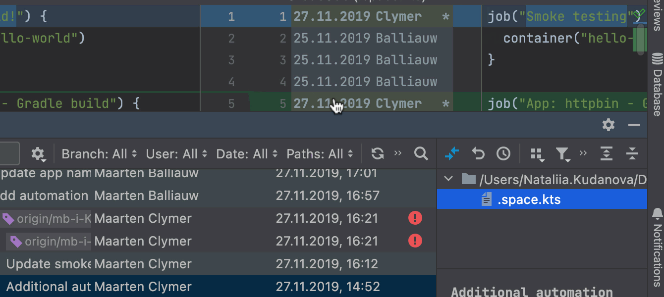 Updated Annotate with Git Blame
