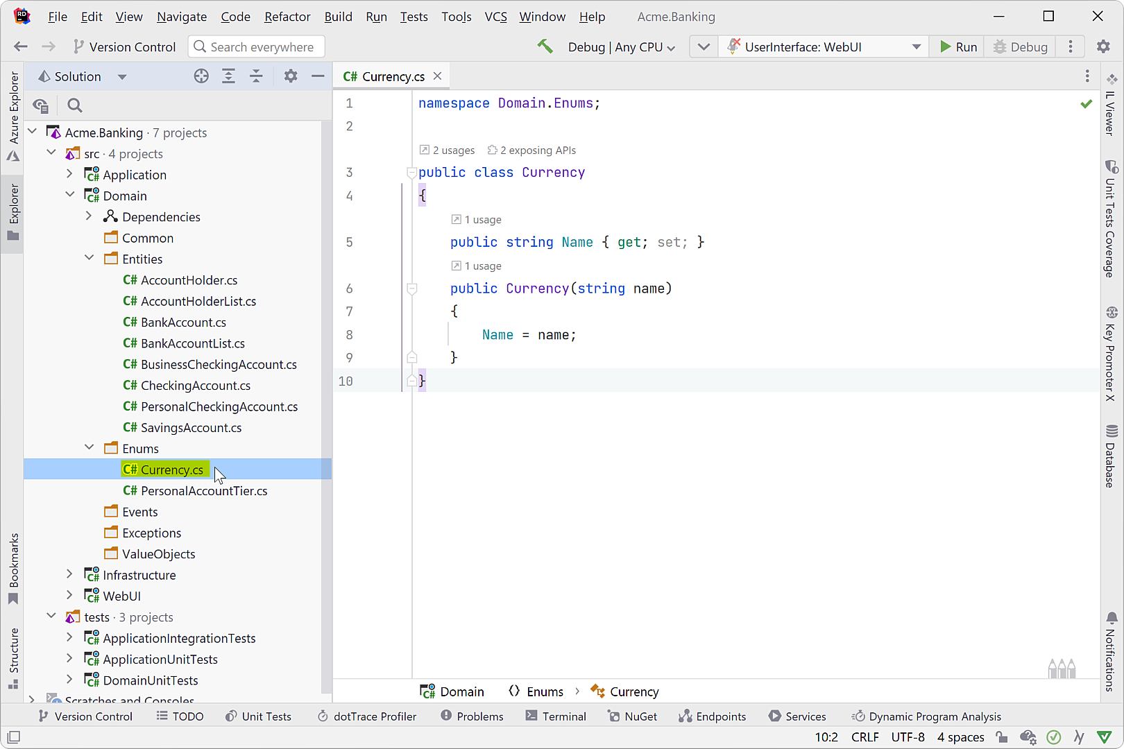 Jason's Architecture and .NET Blog: [Visual C# - Unit Tests] How