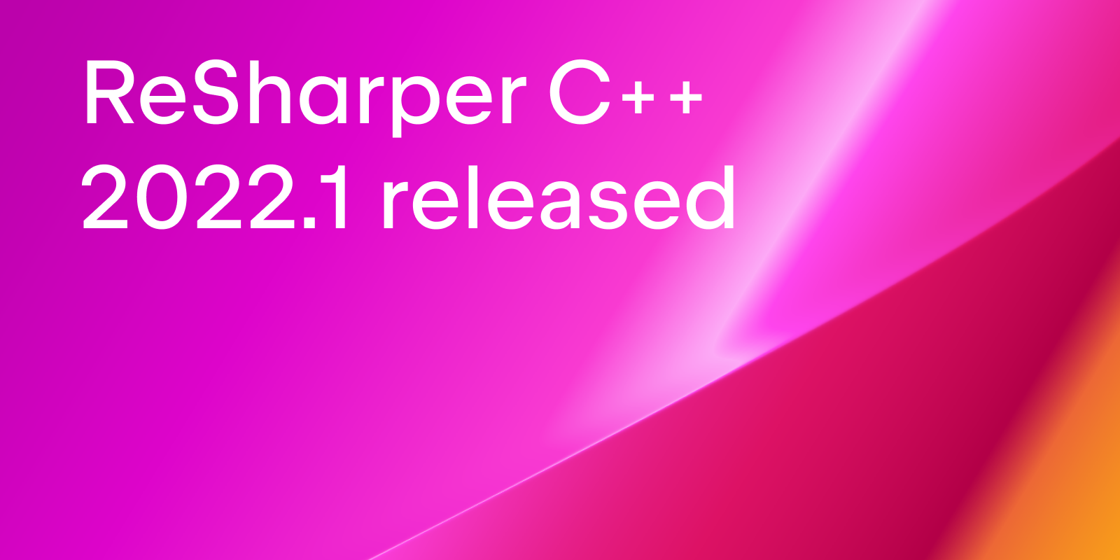ReSharper C++ 2022.1