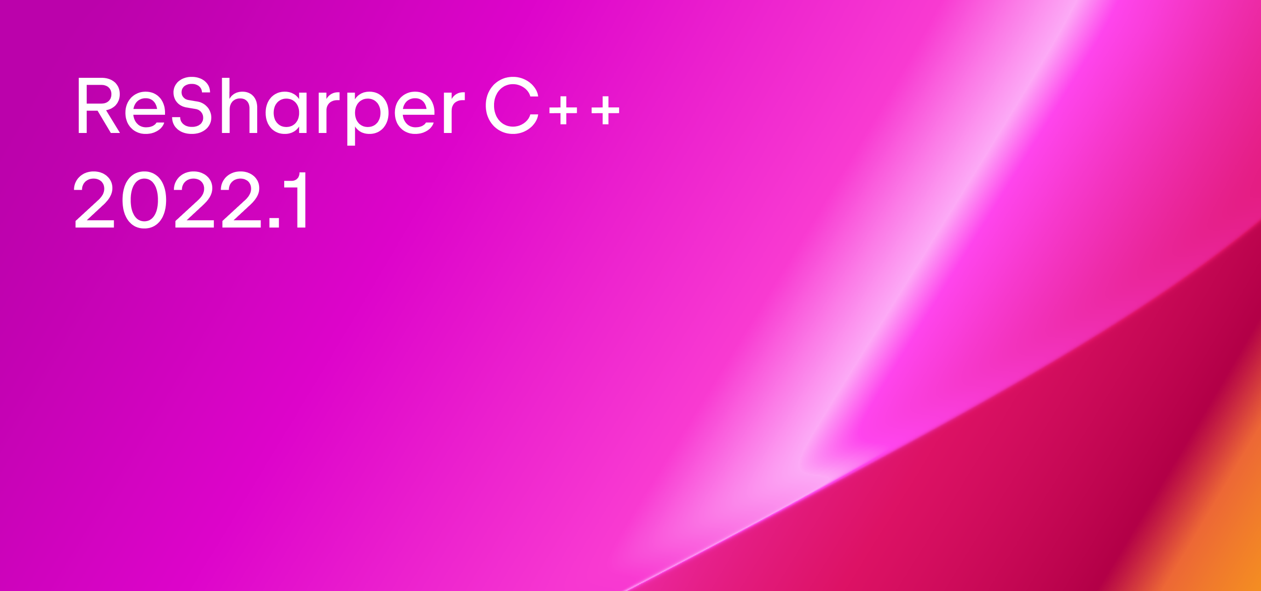 ReSharper C++ 2022.1
