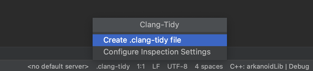 Clang-Tidy new config