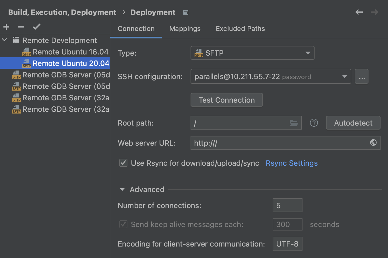 Rsync enabled by default