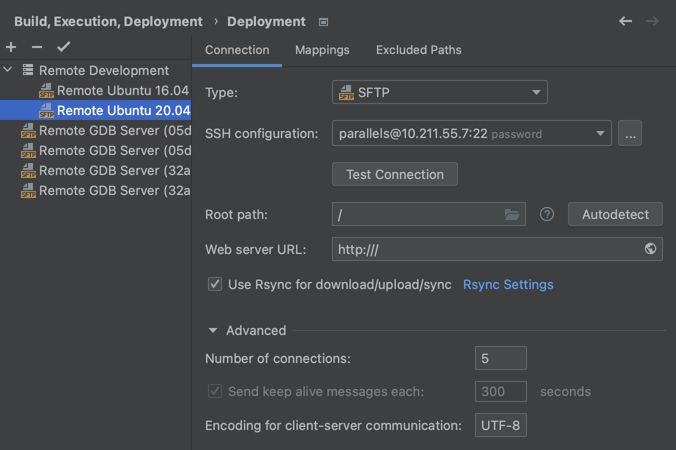 clion remote development