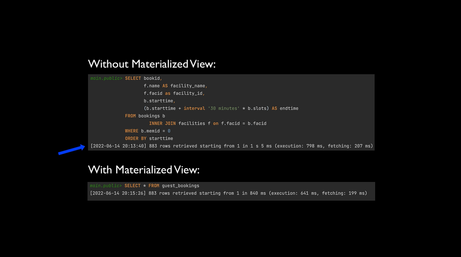 How Does Materialized View Improve Performance In Oracle