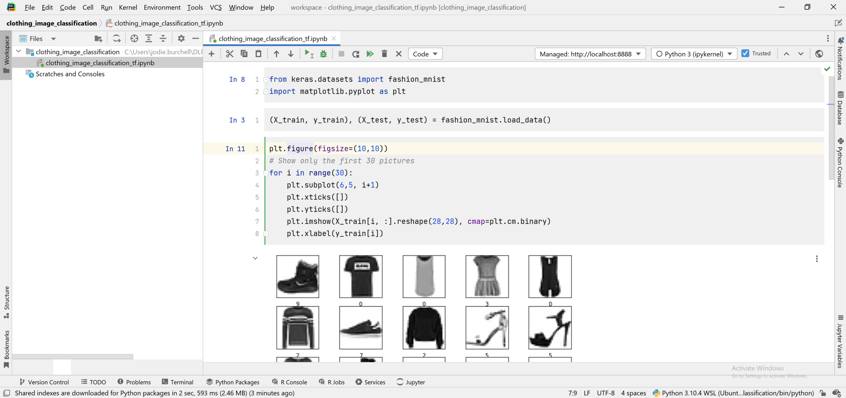 Using Jupyter Notebooks With WSL 2 in DataSpell | The DataSpell Blog