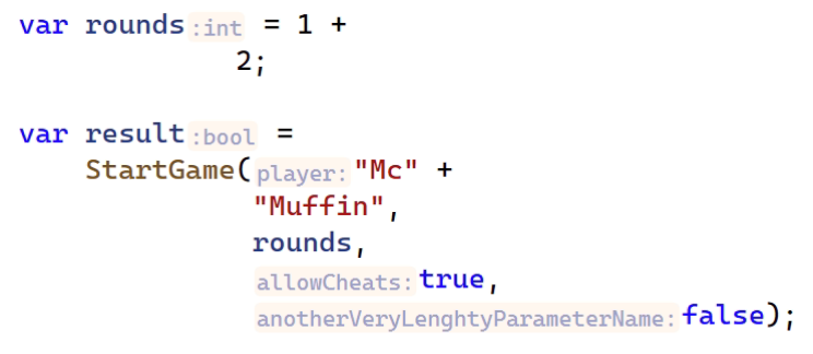 Misalignment of Inlay Hints