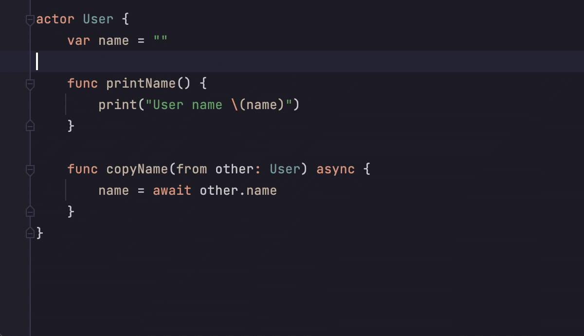 Initializers for Swift actors