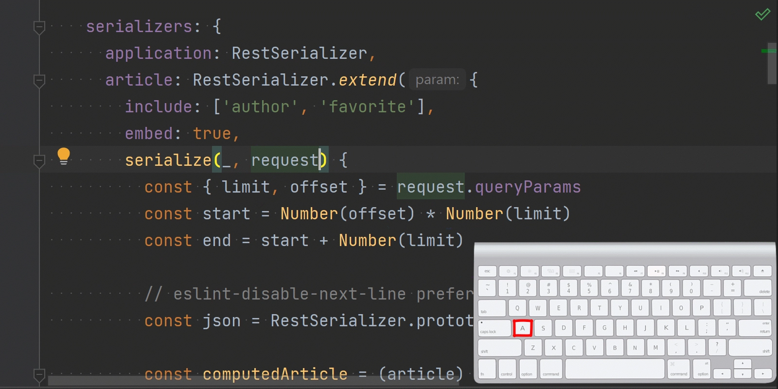 Showing basic Vim commands in insert mode