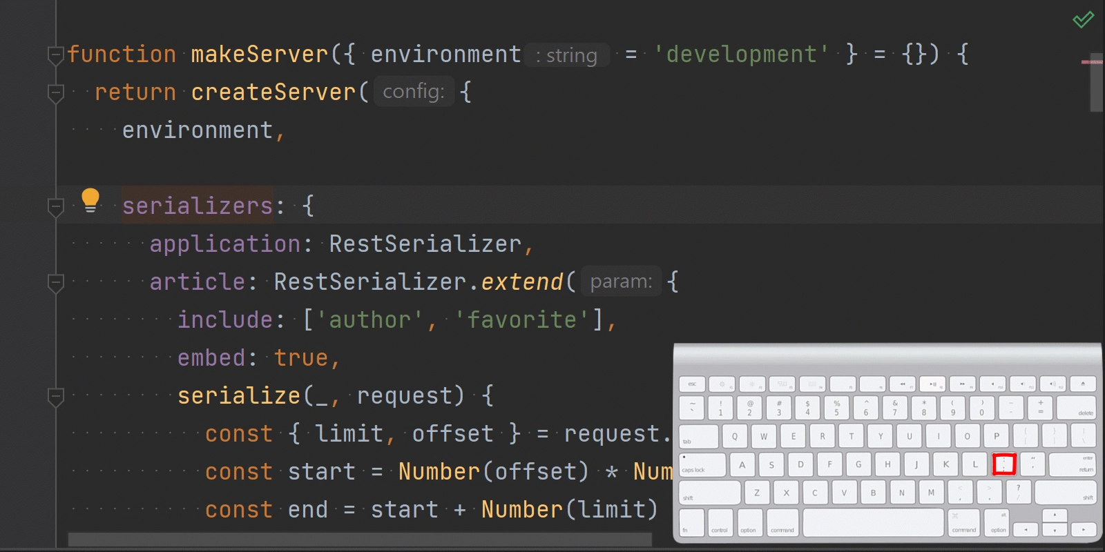 Showing basic commands available in Vim