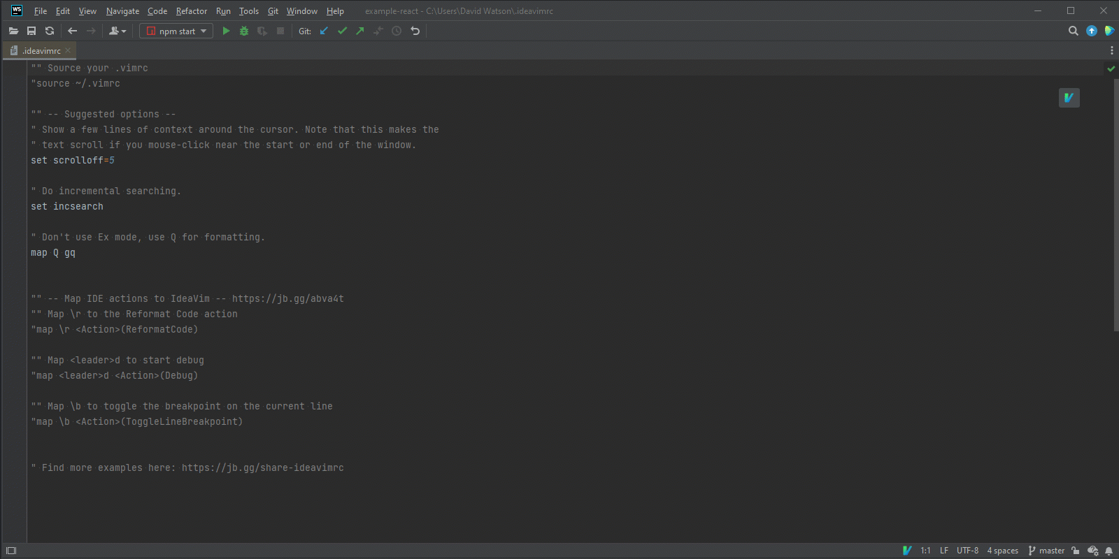 在 WebStorm 和其他 JetBrains IDE 中获得 Vim 的强大功能 - JetBrains 博客
