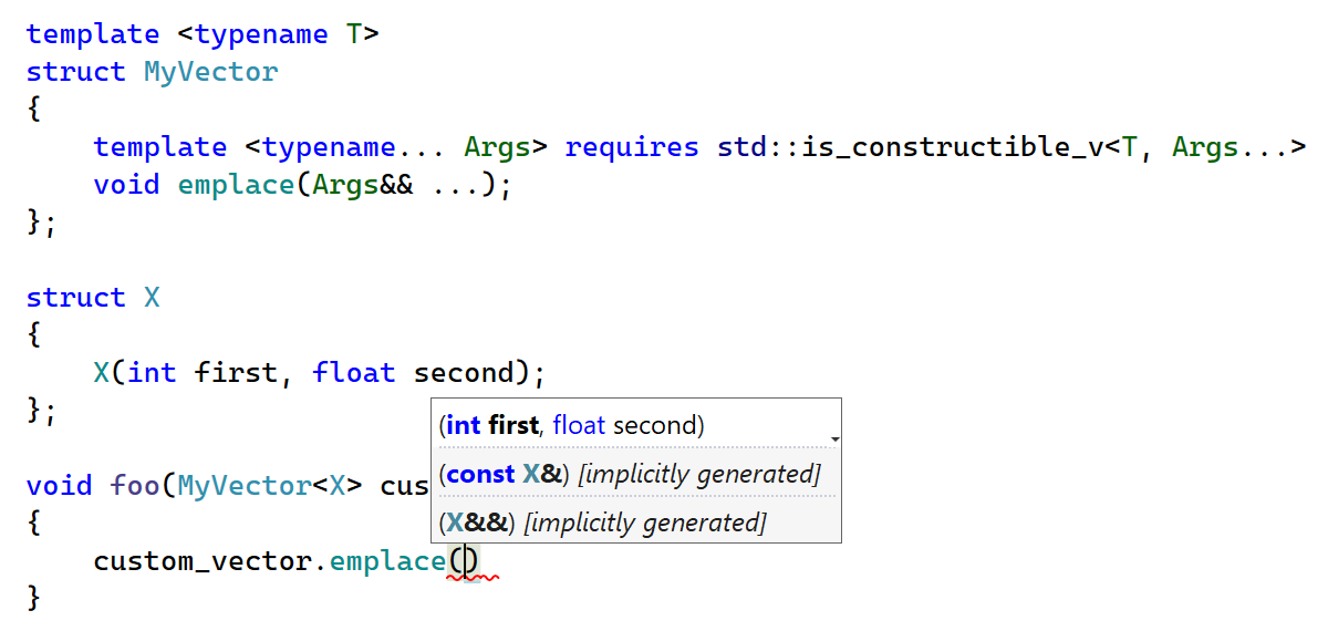 std::is_constructible type-trait