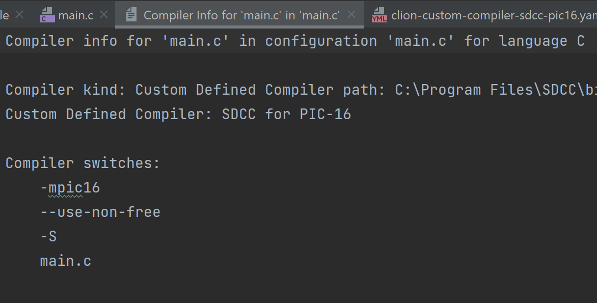 Custom compiler works