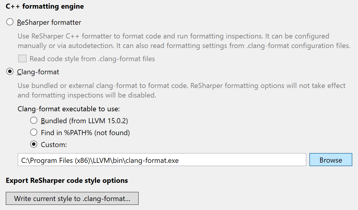 Clang-format