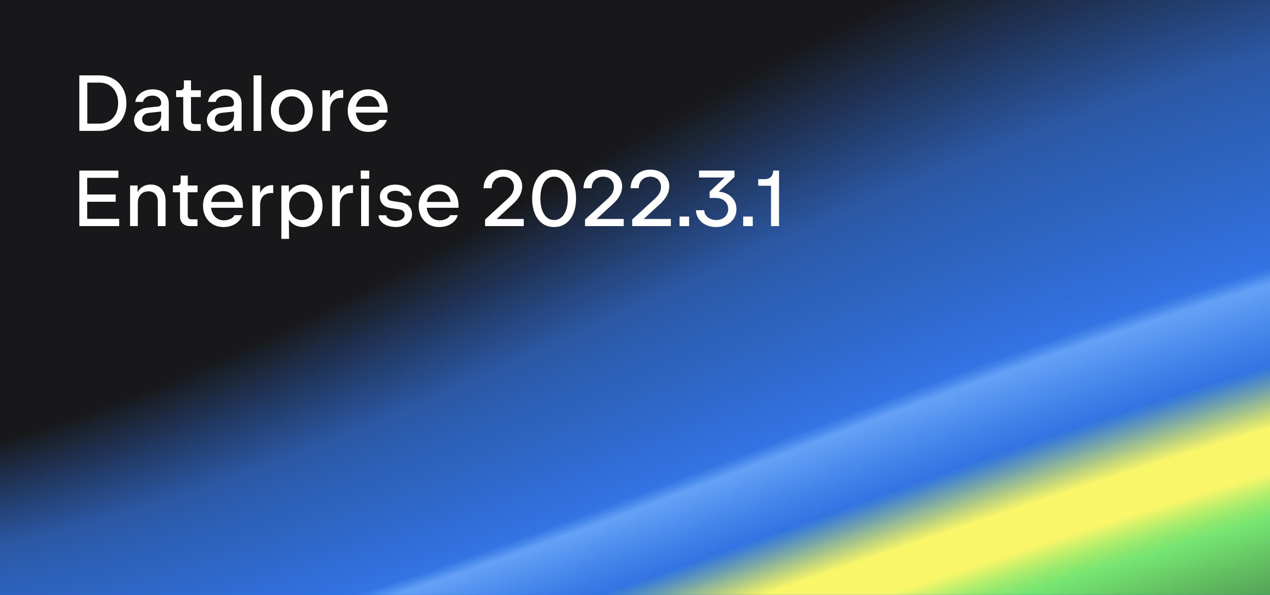 Datalore Enterprise 2022.3.1