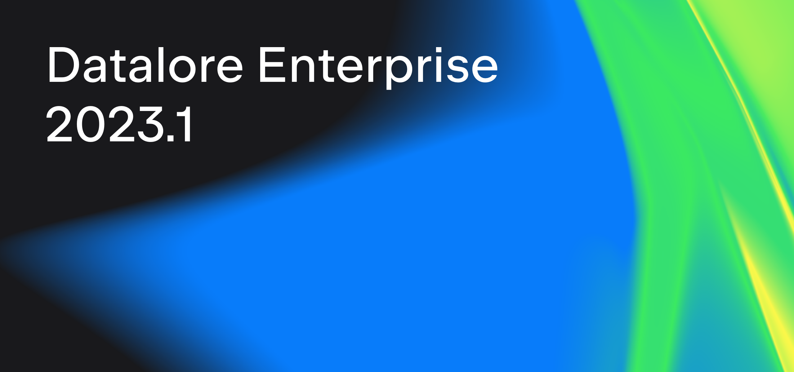 Datalore Enterprise 2023.1