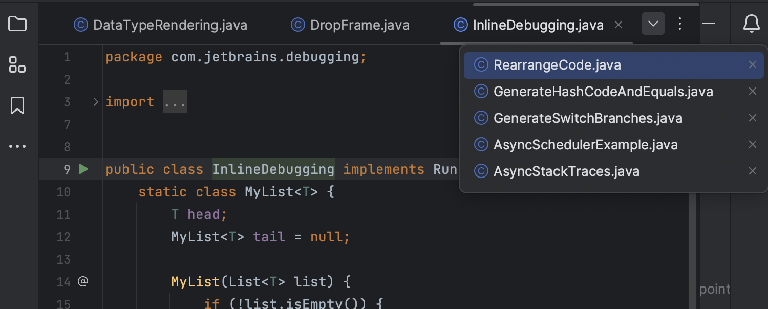 IntelliJ IDEA 2023 1 EAP 6 Updates For The New UI New Editor Settings   Image 74 