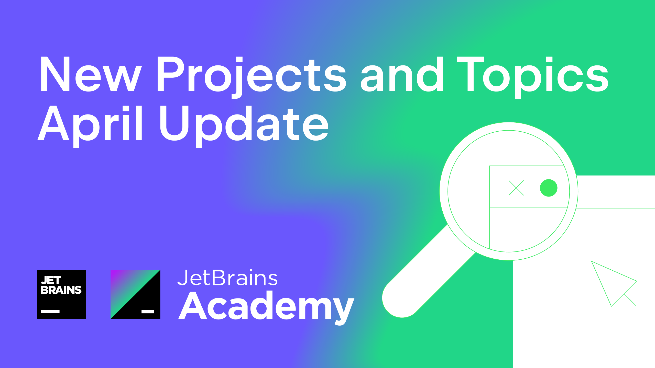 JetBrains Academy’s New Projects And Topics: April Update | The ...