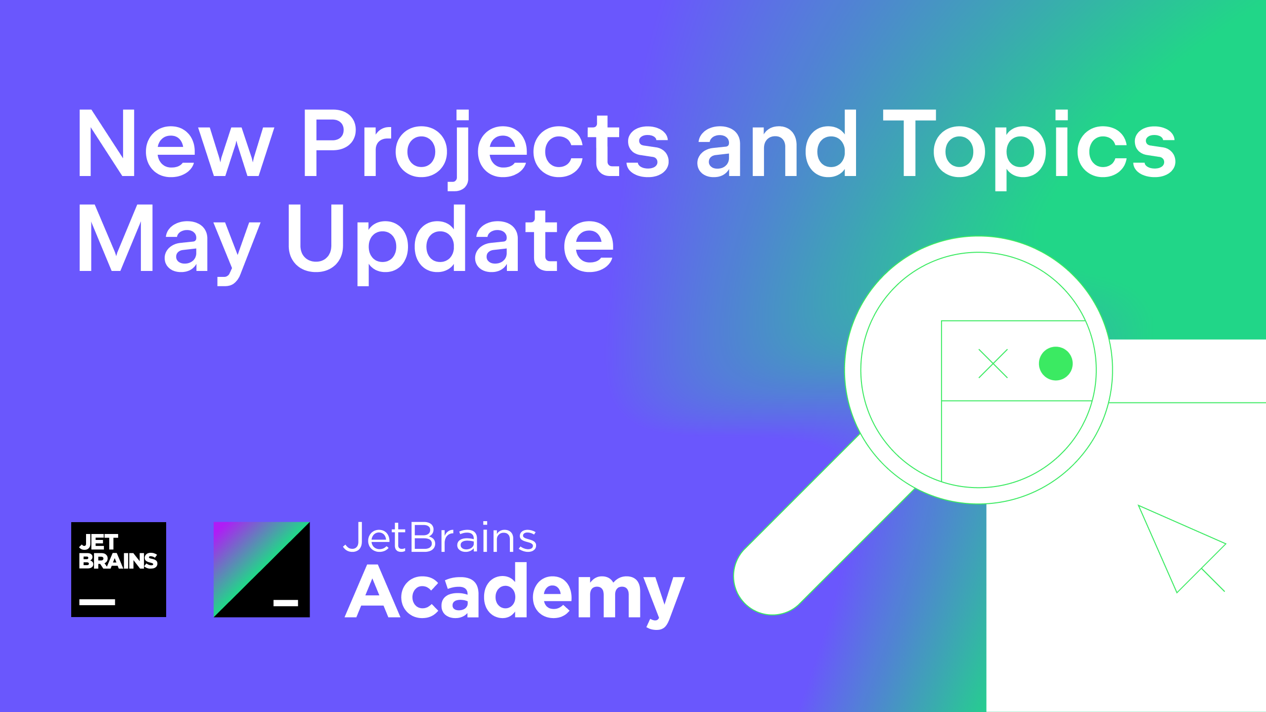 JetBrains Academy’s New Projects And Topics: May Update | The JetBrains ...