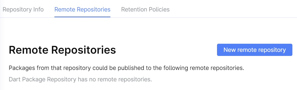 Remote repositories