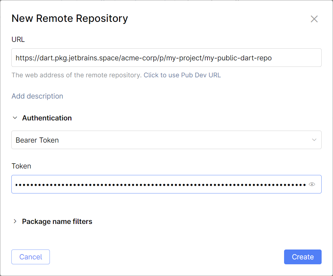 Create a new remote repository