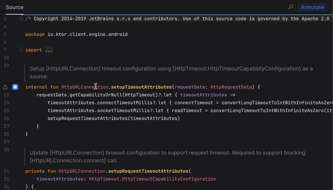 Create issues from code snippets