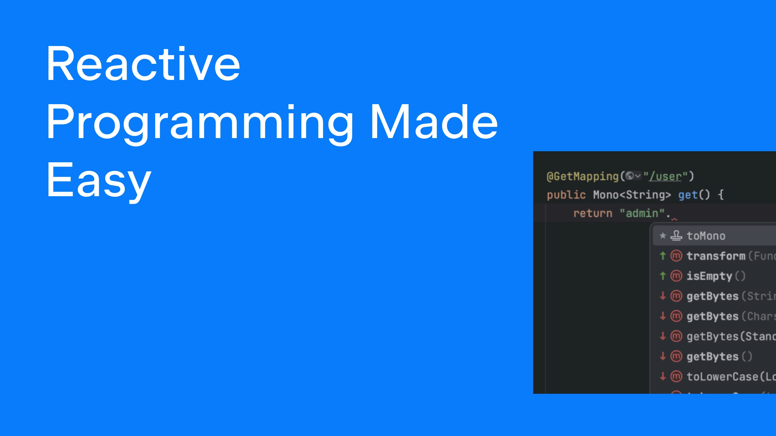 Spring hot sale reactive programming