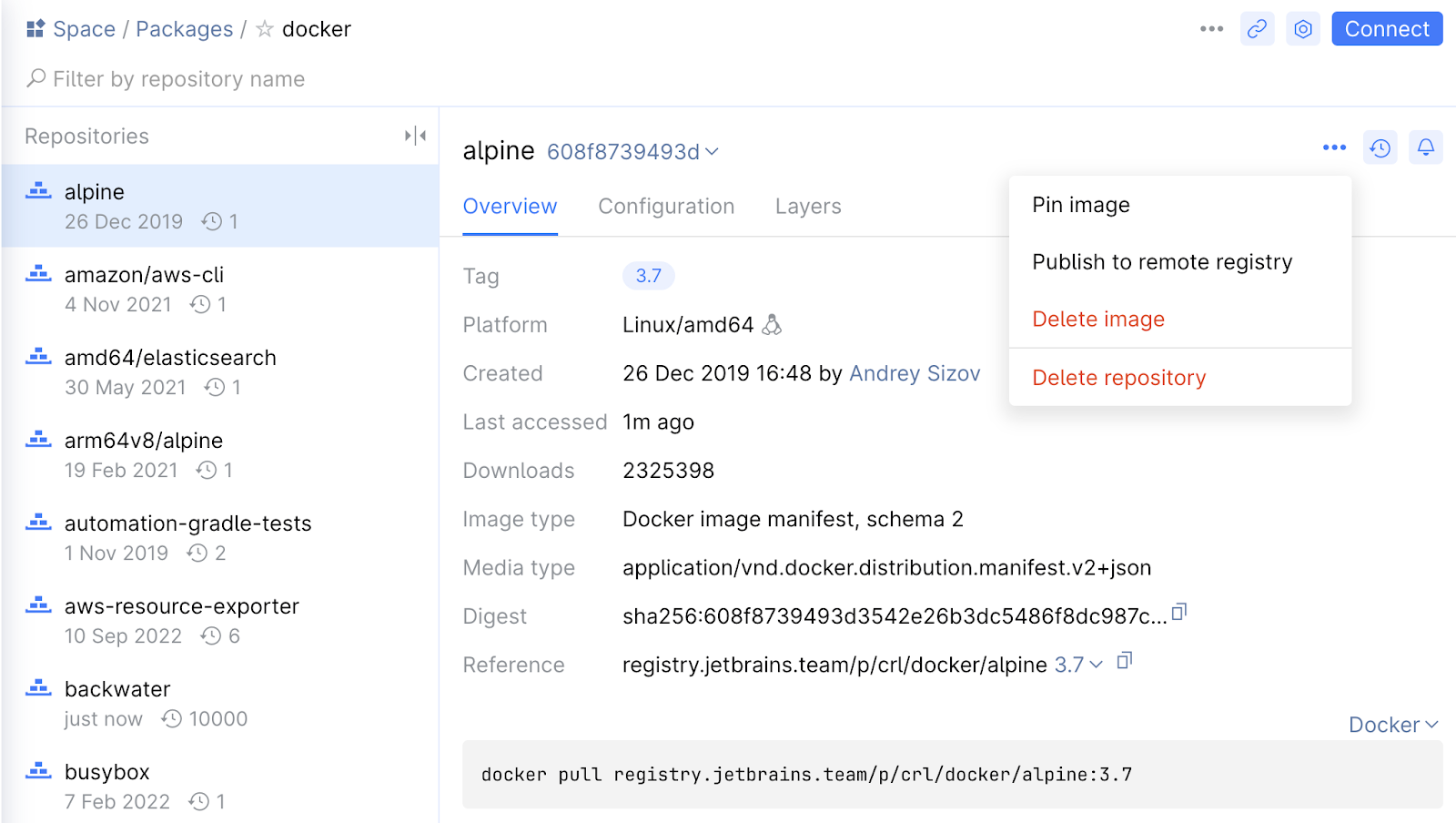 Publier des images de conteneurs sur Docker Hub