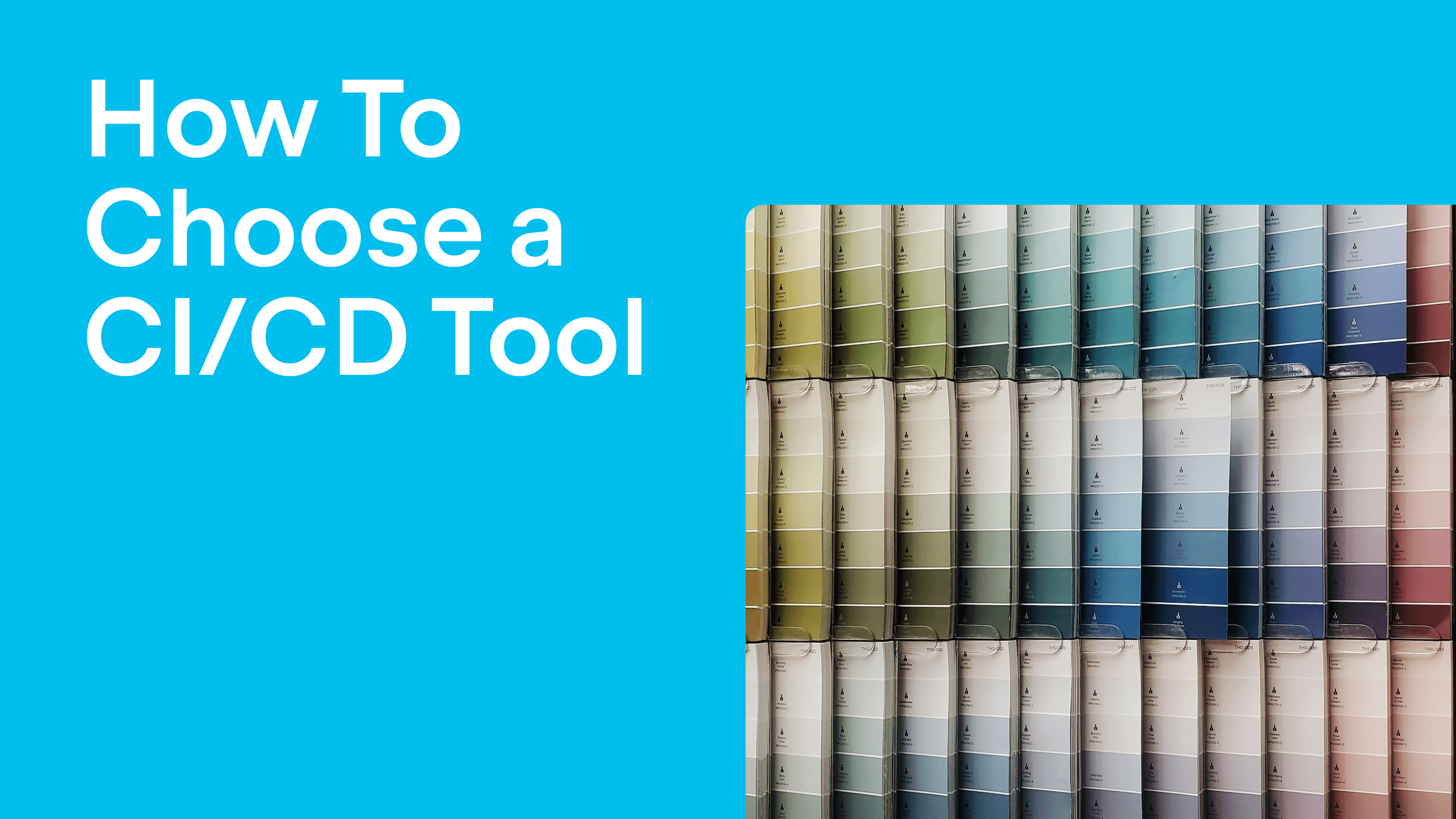 how to choose a cicd tool