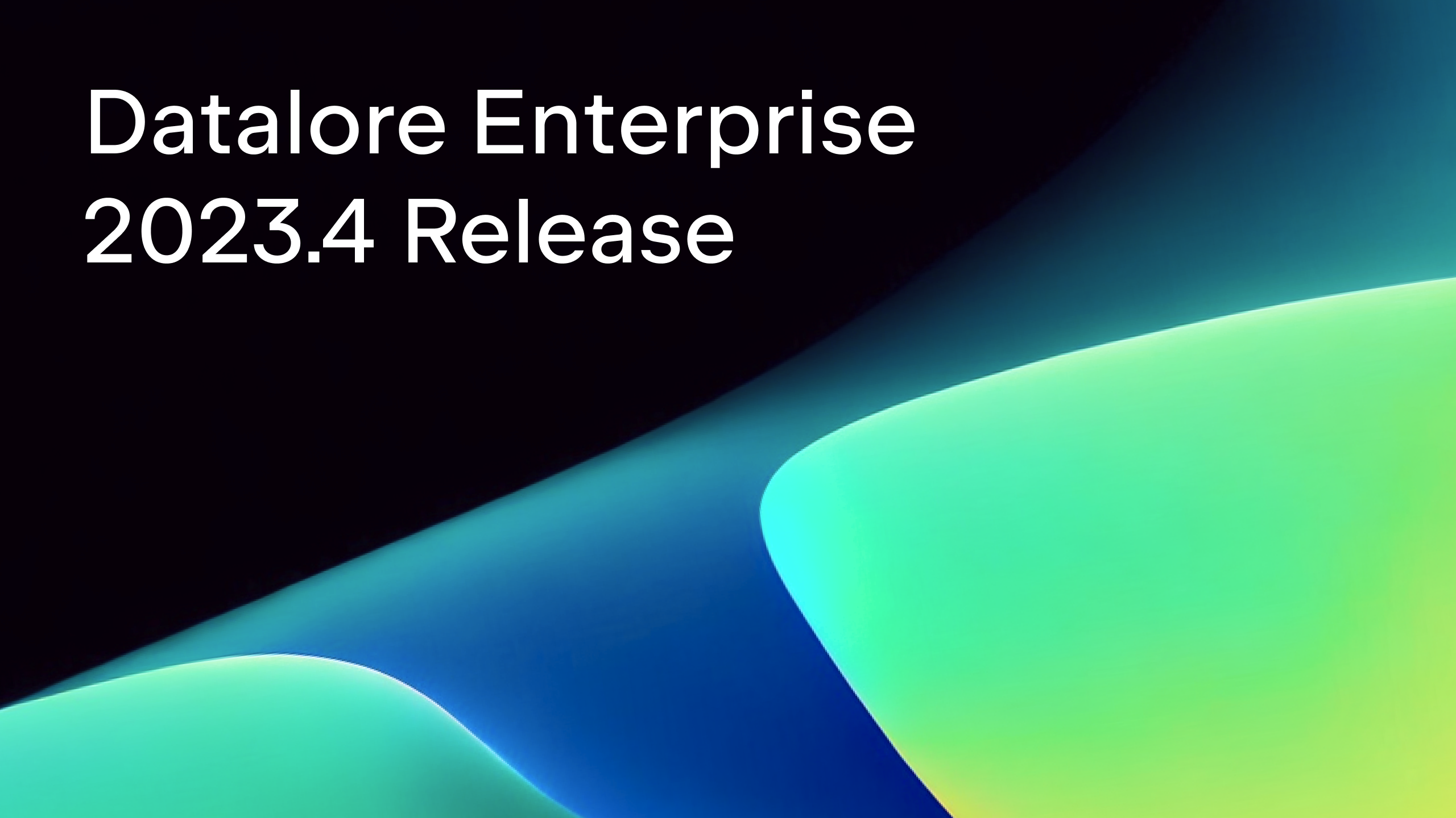 Datalore Enterprise release 2023.4