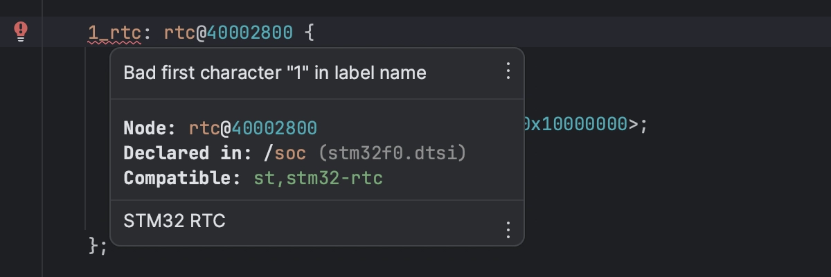 Label name validation