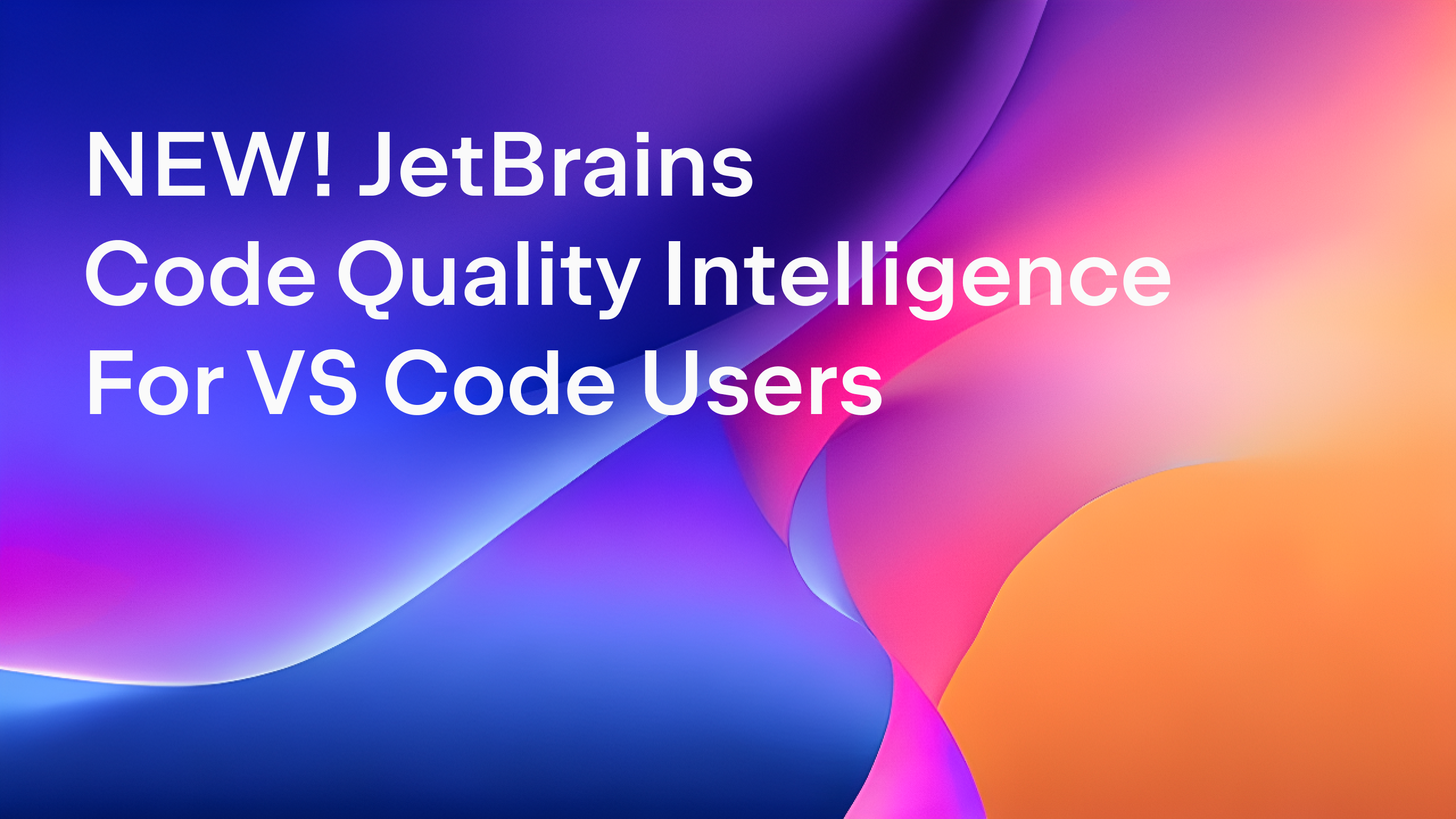 JetBrains Qodana static code analysis for VSCode users.