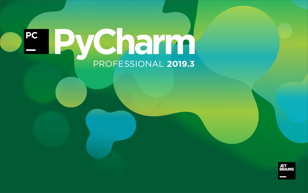 PyCharm Professional 2019.3 splash screen