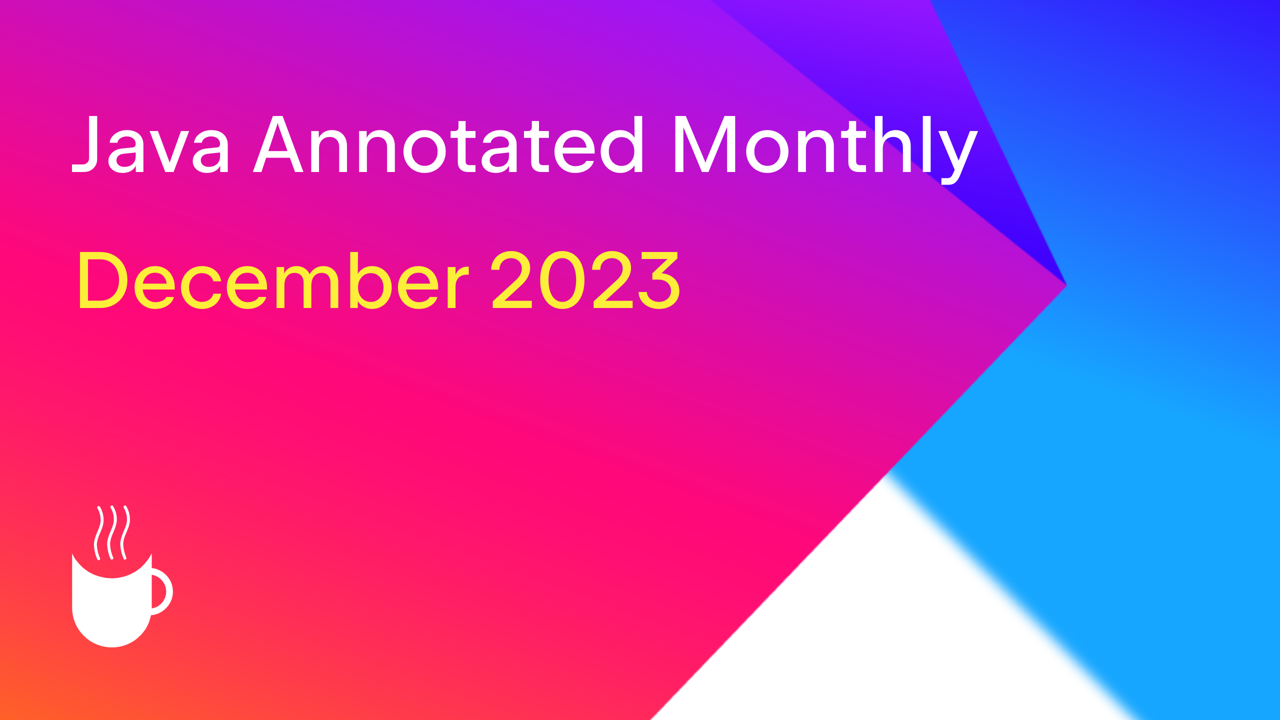 Check out all the news in the world of Java and Kotlin for November 2023.