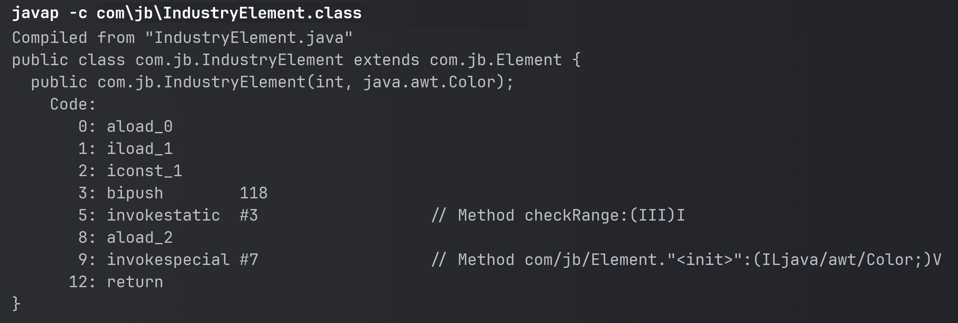 java assignment and comparison