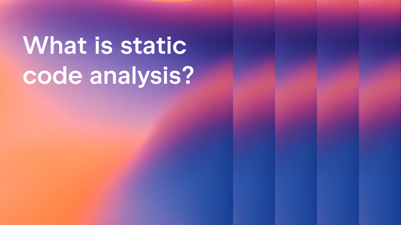 What is static code analysis?