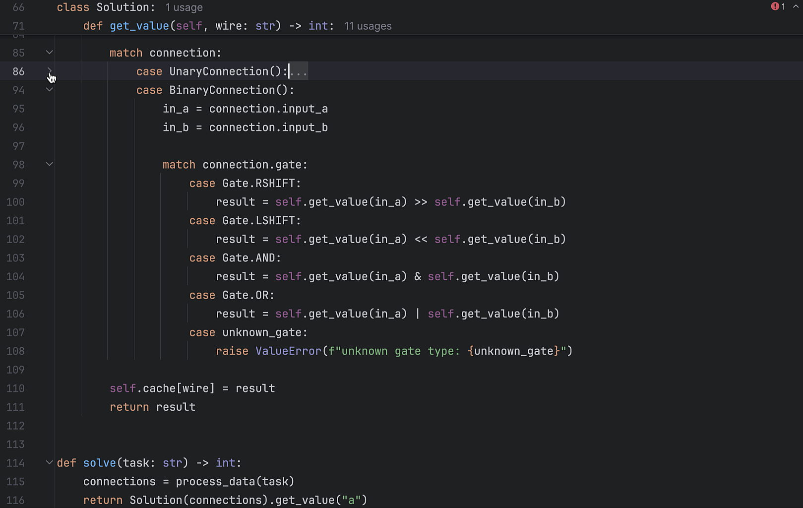 Pattern matching: Foldable match statements