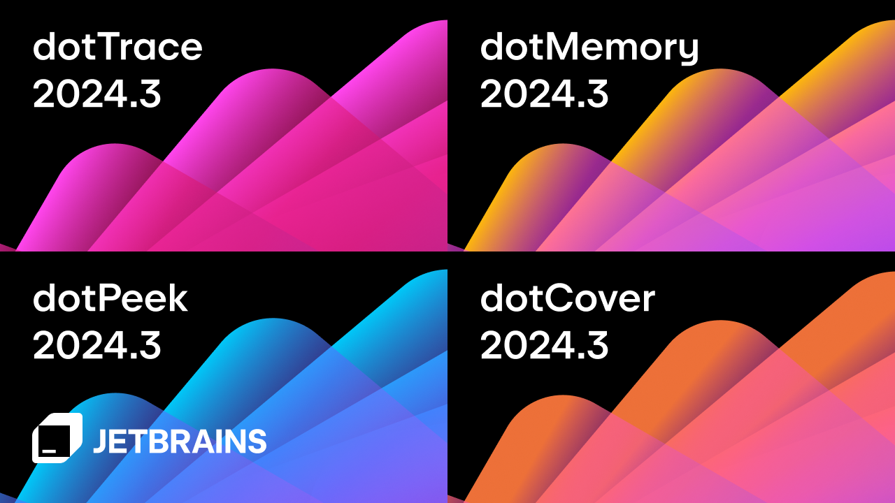 dotCover、dotMemory、dotPeek 和 dotTrace 2024.3 版本已发布！