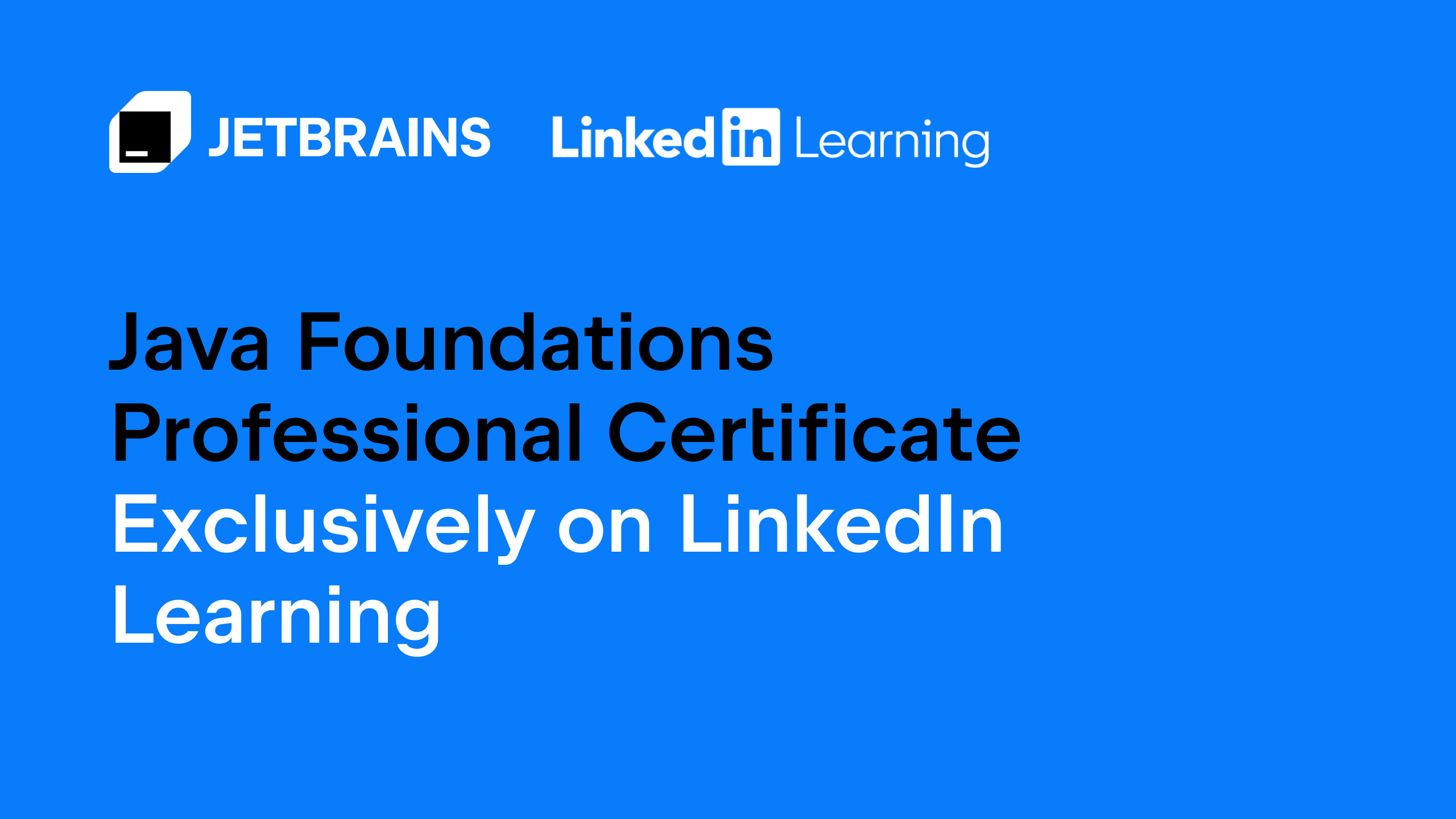 JetBrains and LinkedIn Partner to Launch a Professional Certificate