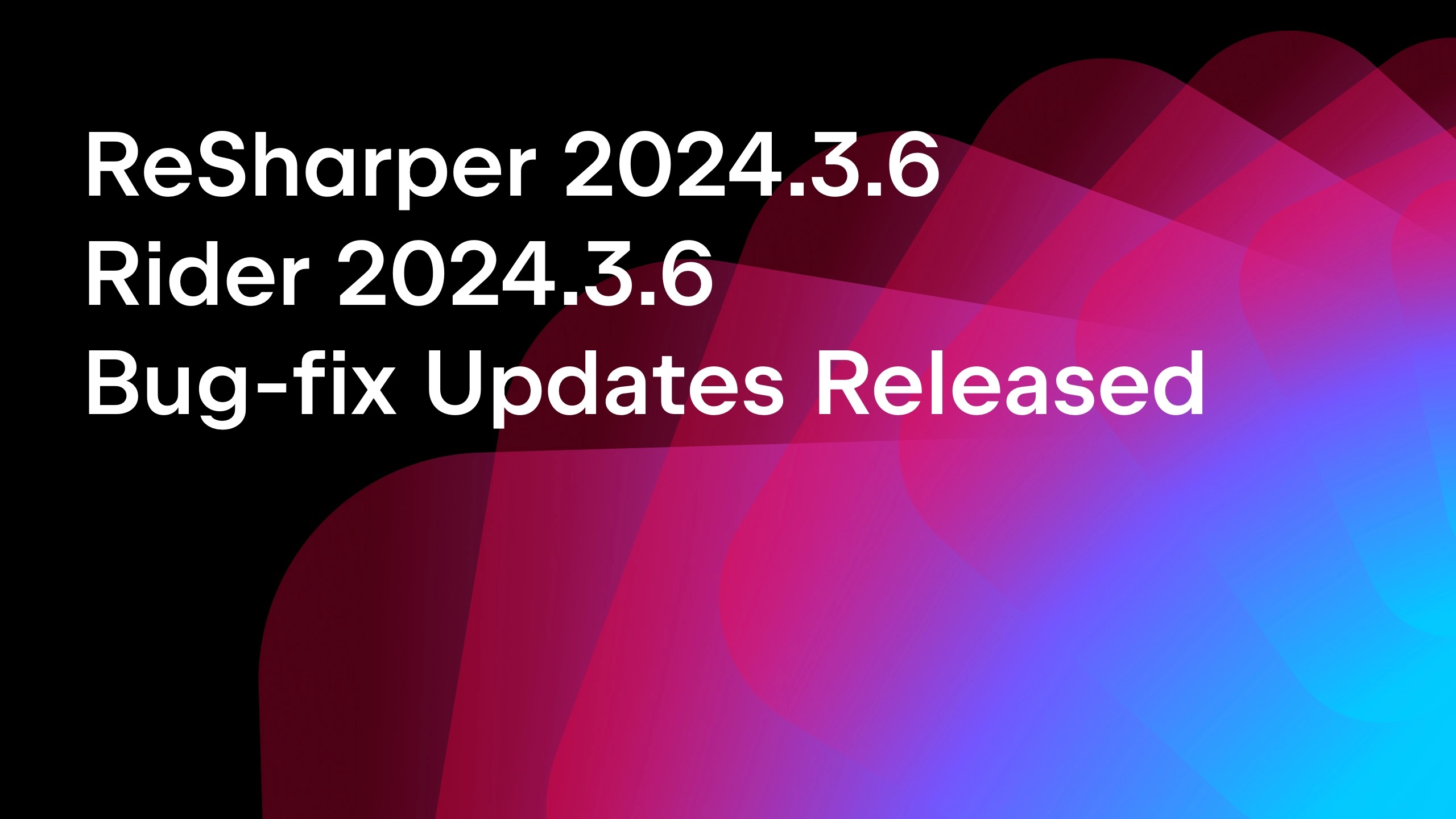 Another Set of Bug-Fix Updates for ReSharper and Rider 2024.3 Is Here