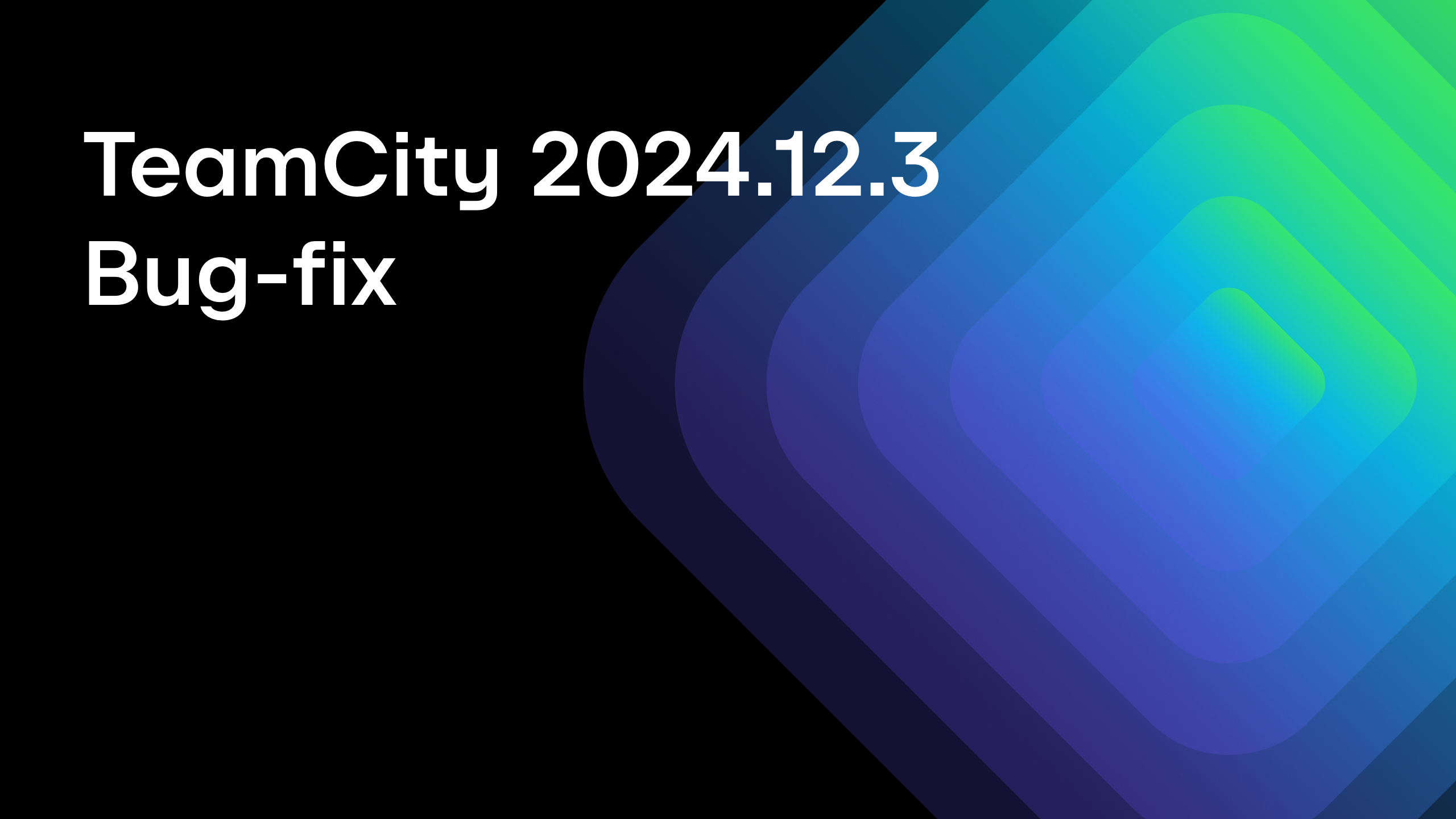 TeamCity 2024.12.3 Bug Fix Is Out!