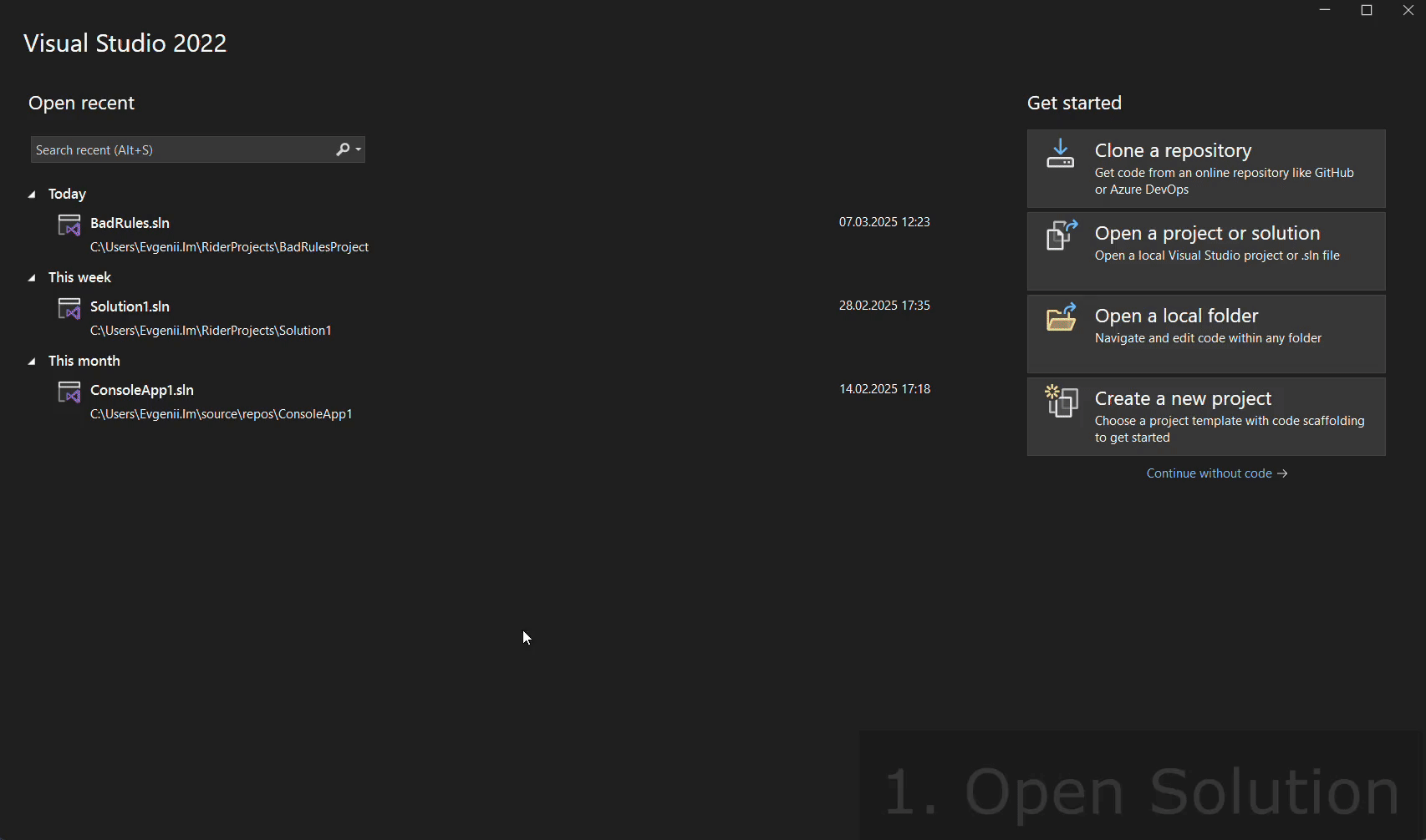 Visual studio plugin