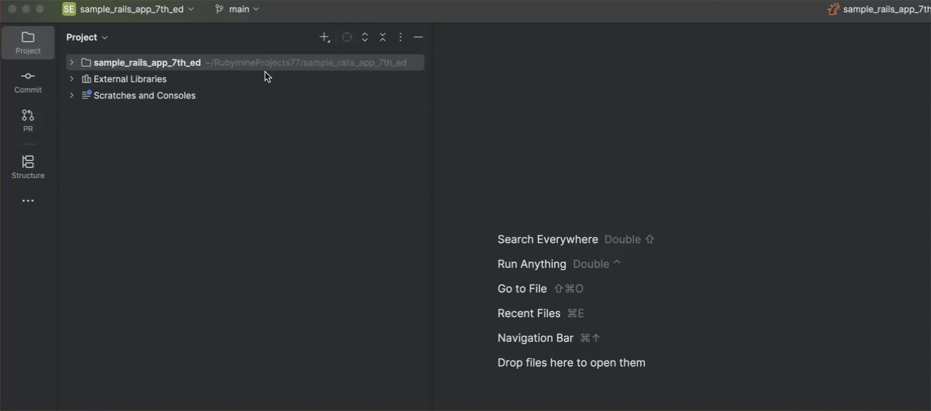New File popup