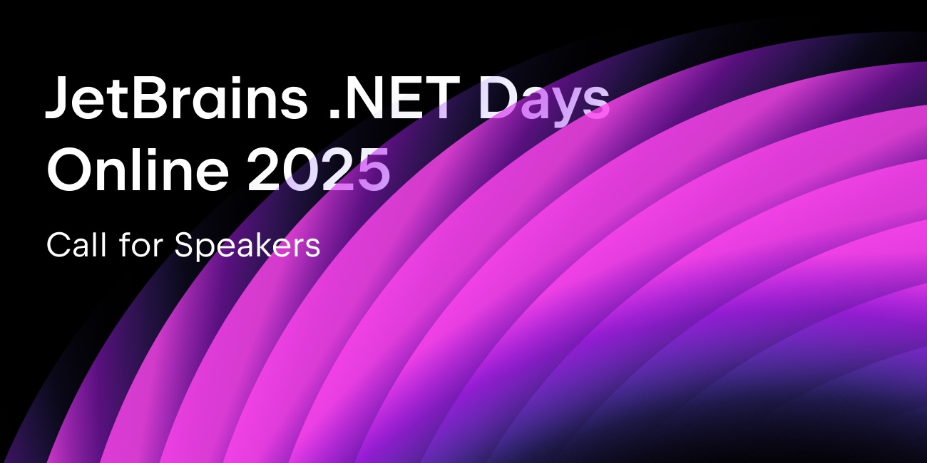 Image for JetBrains .NET Days Online 2025 - Call for Speakers