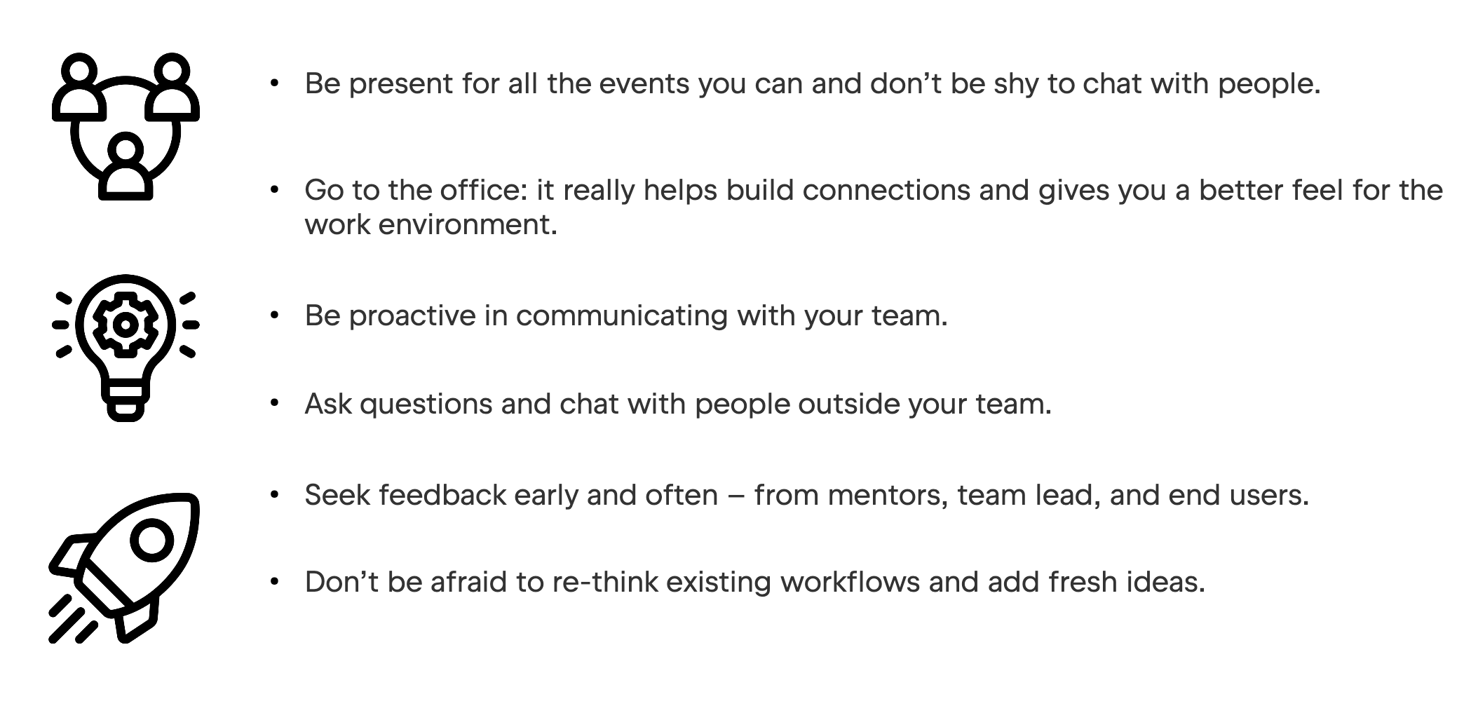 AI4SE interns give advice for incoming students